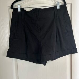 Sezane Black Bermudas Tailored Dress Shorts
